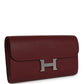 Constance Wallet To Go Rouge H Epsom Palladium Hardware