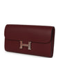Constance Wallet To Go Rouge H Epsom Palladium Hardware