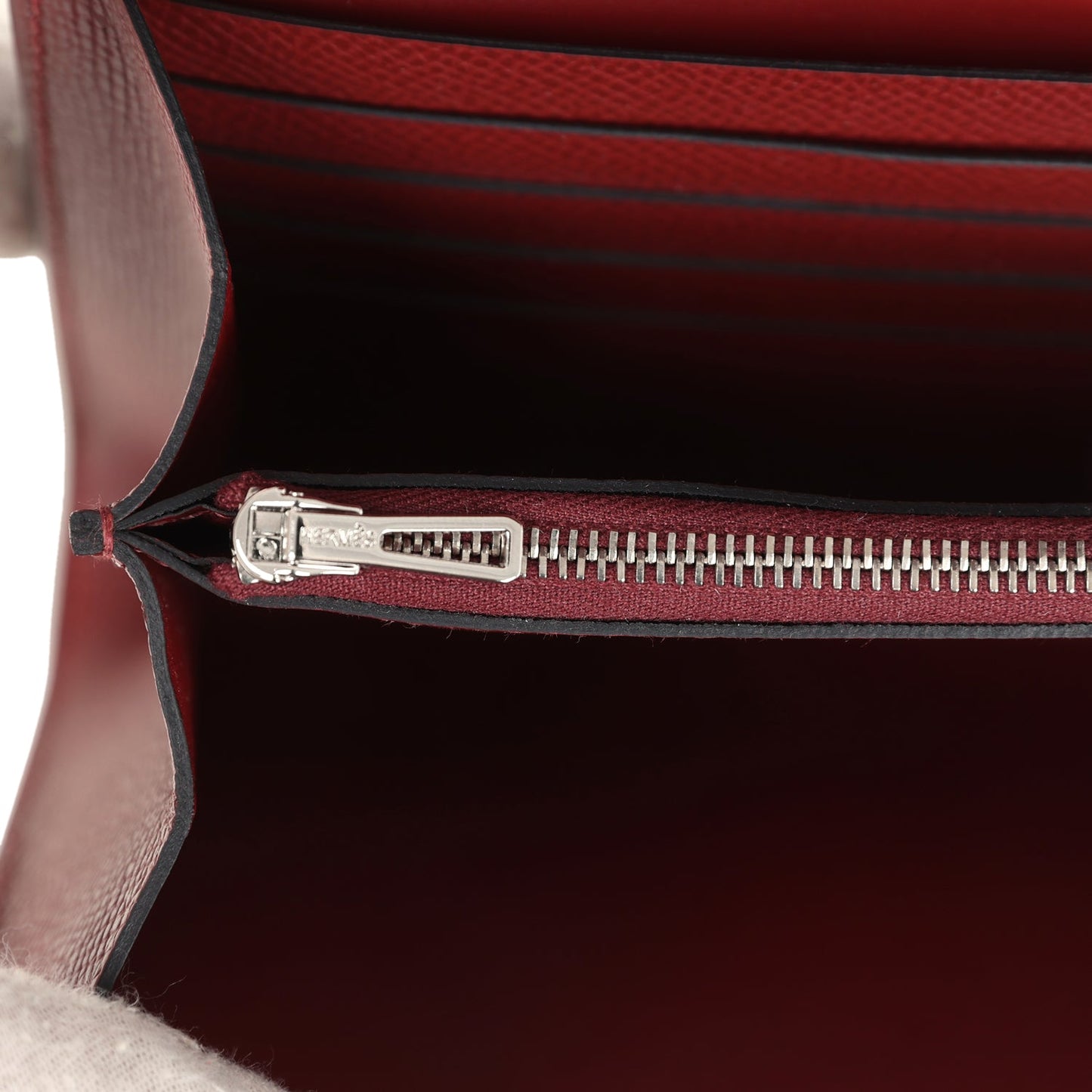 Constance Wallet To Go Rouge H Epsom Palladium Hardware