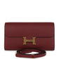 Constance Wallet To Go Rouge H Epsom Gold Hardware
