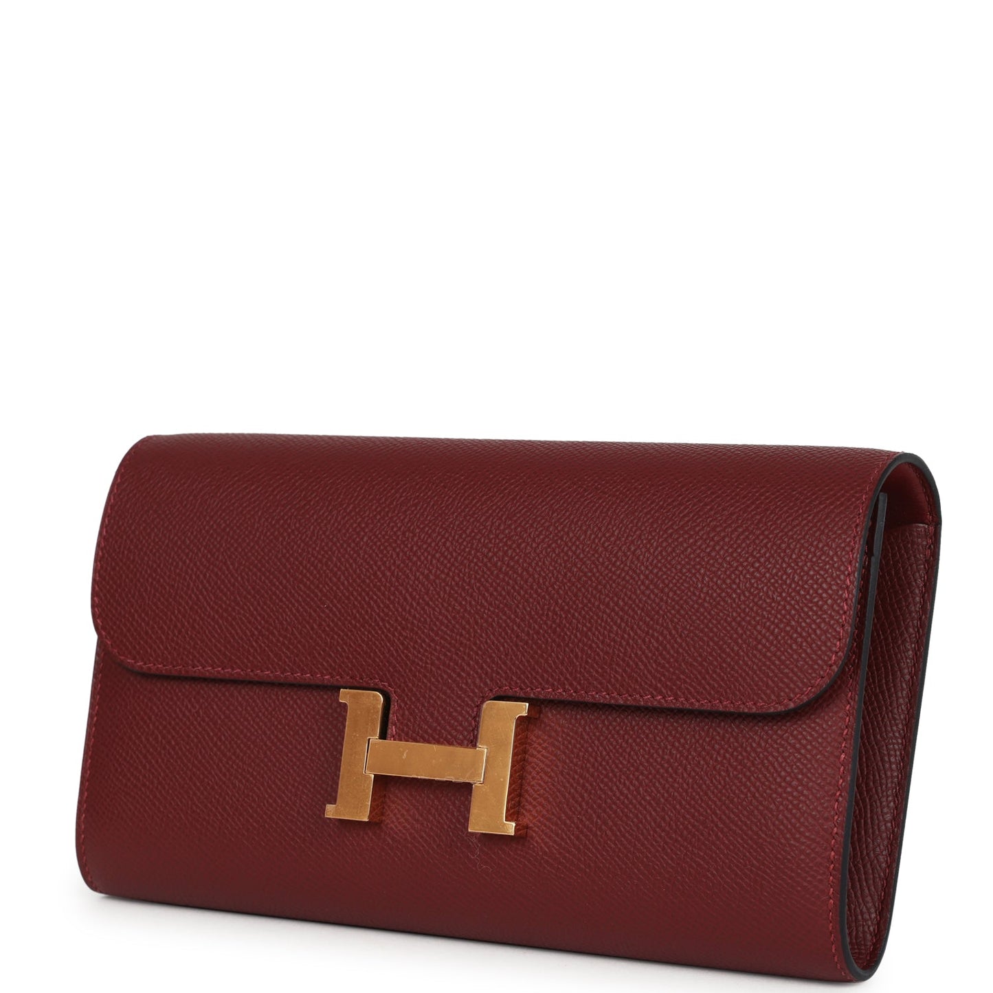 Constance Wallet To Go Rouge H Epsom Gold Hardware