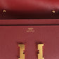 Constance Wallet To Go Rouge H Epsom Gold Hardware