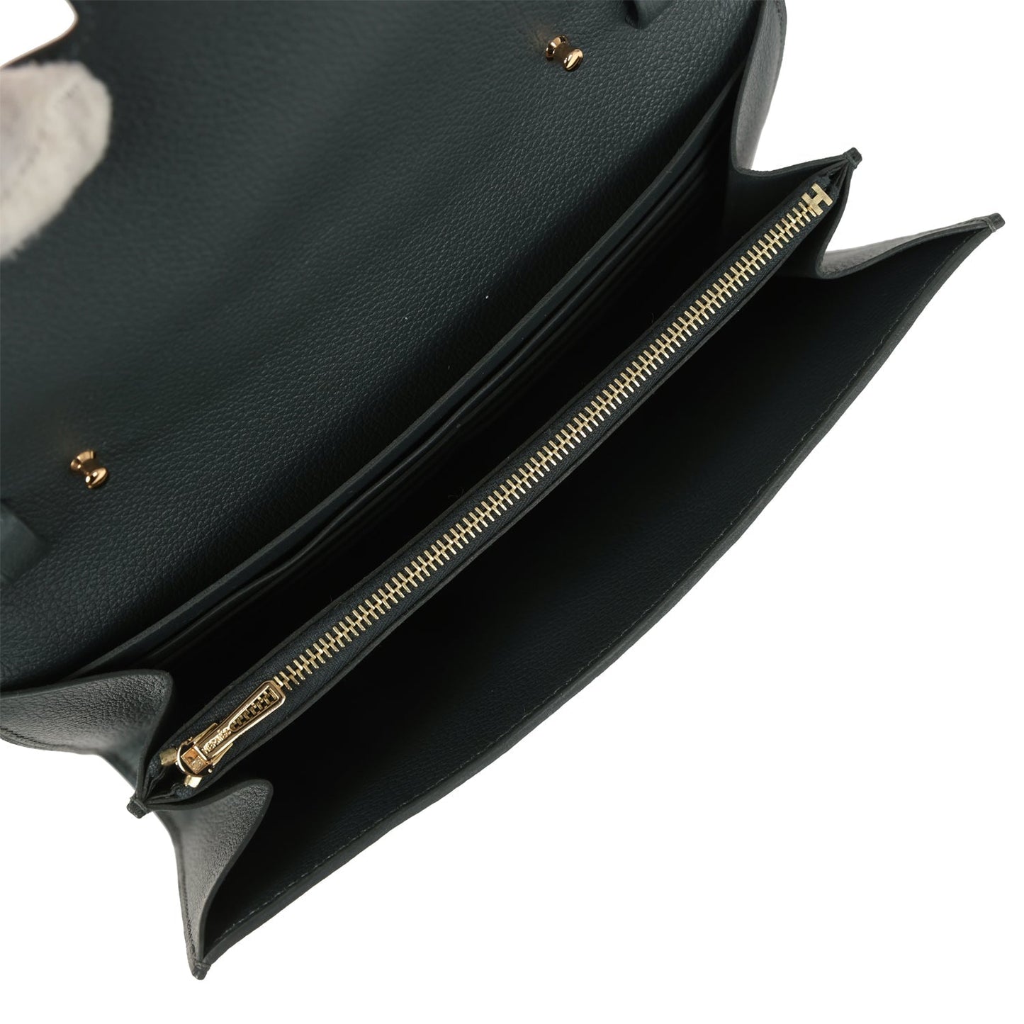 Constance Wallet To Go Vert Mangrove Evercolor Gold Hardware