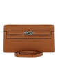 Kelly Wallet To Go Gold Epsom Palladium Hardware