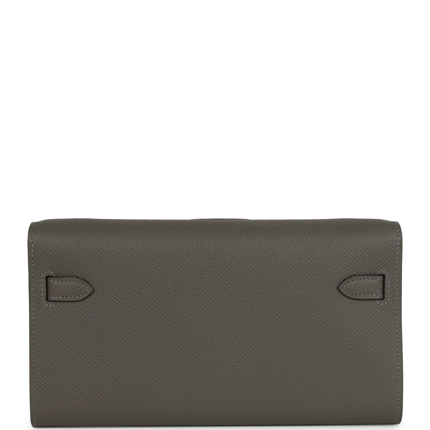 Kelly Wallet To Go Gris Meyer Epsom Palladium Hardware