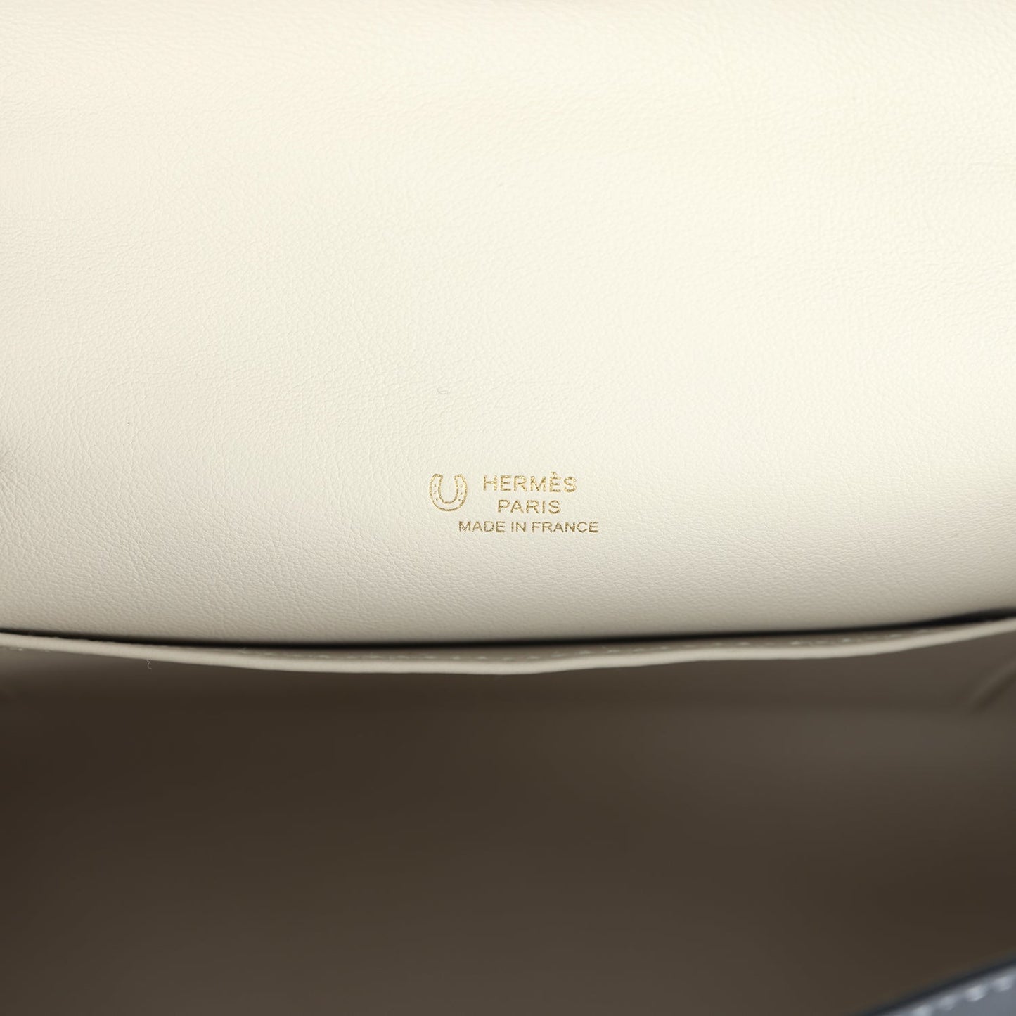 Special Order (HSS) Kelly Pochette Black and Beton Swift Permabrass Hardware