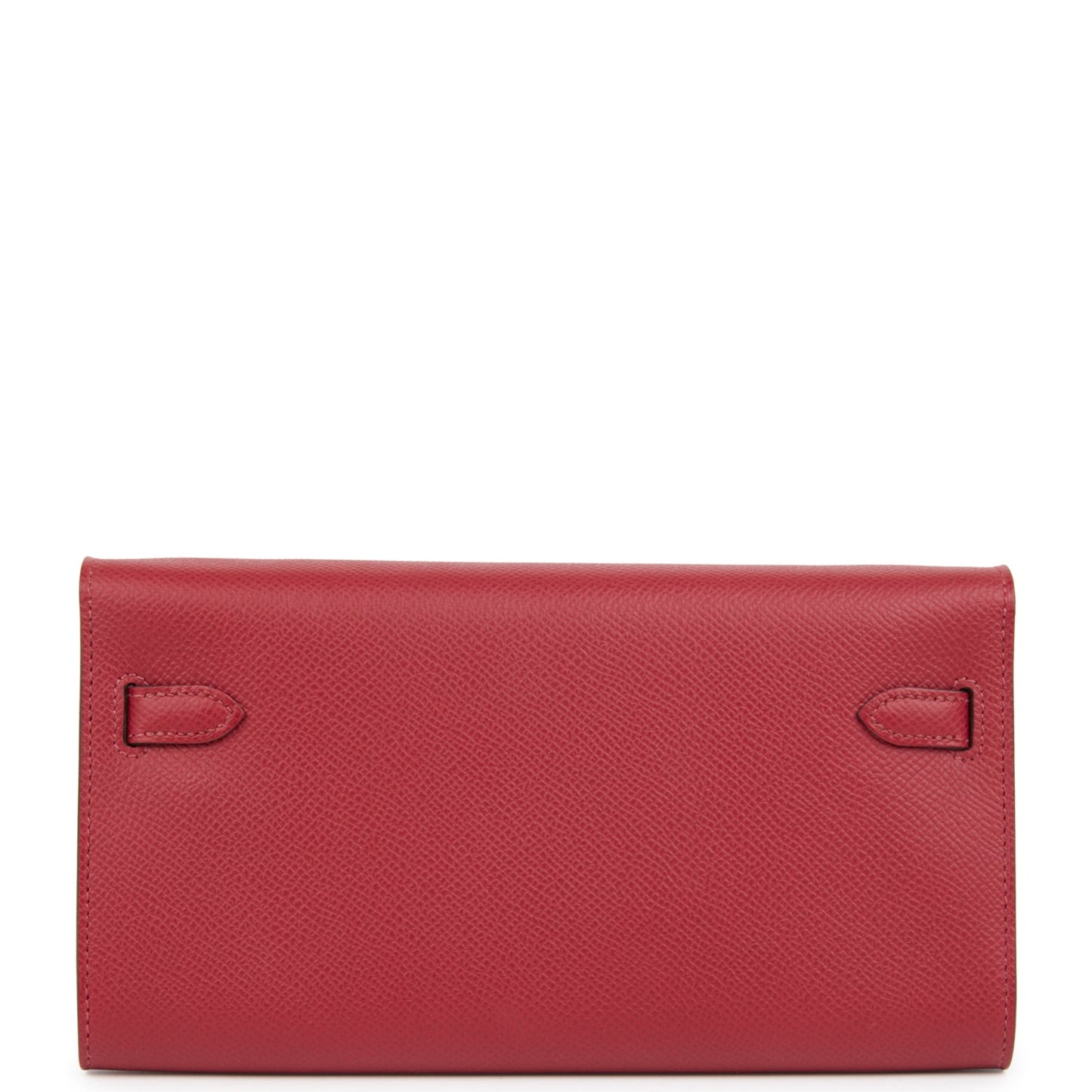 Kelly Wallet To Go Rouge Grenat Epsom Gold Hardware