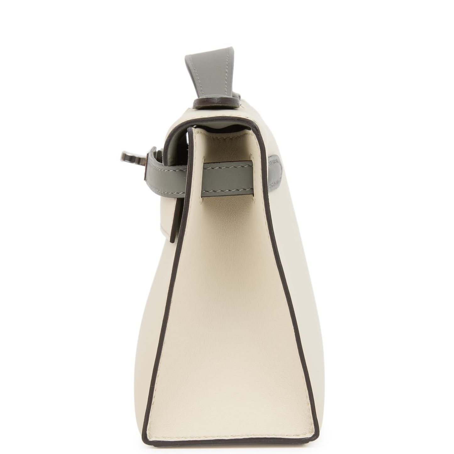 Special Order (HSS) Kelly Pochette Beton and Gris Meyer Swift Palladium Hardware