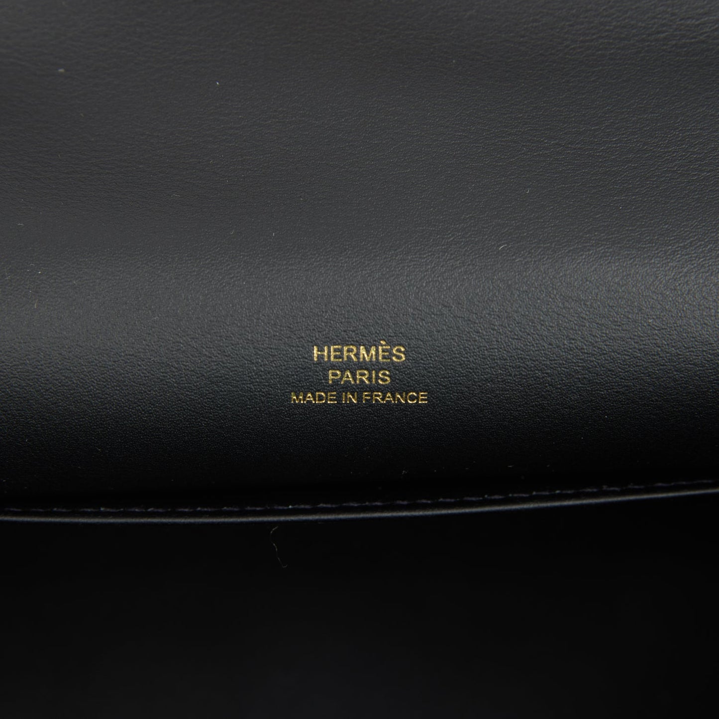 Kelly Pochette Black Swift Gold Hardware