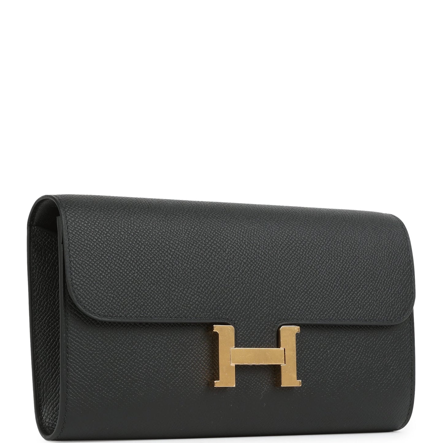 Constance Wallet To Go Black Epsom Gold Hardware
