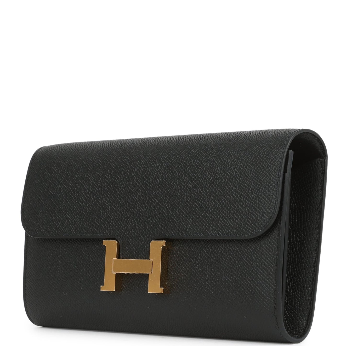 Constance Wallet To Go Black Epsom Gold Hardware