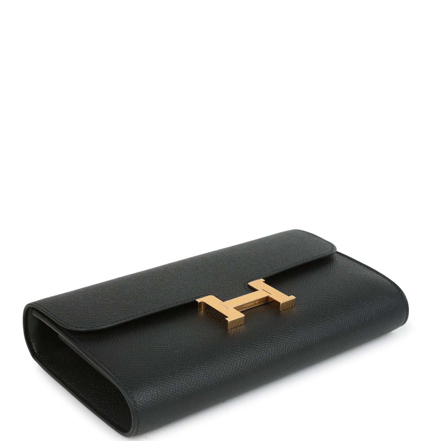 Constance Wallet To Go Black Epsom Gold Hardware