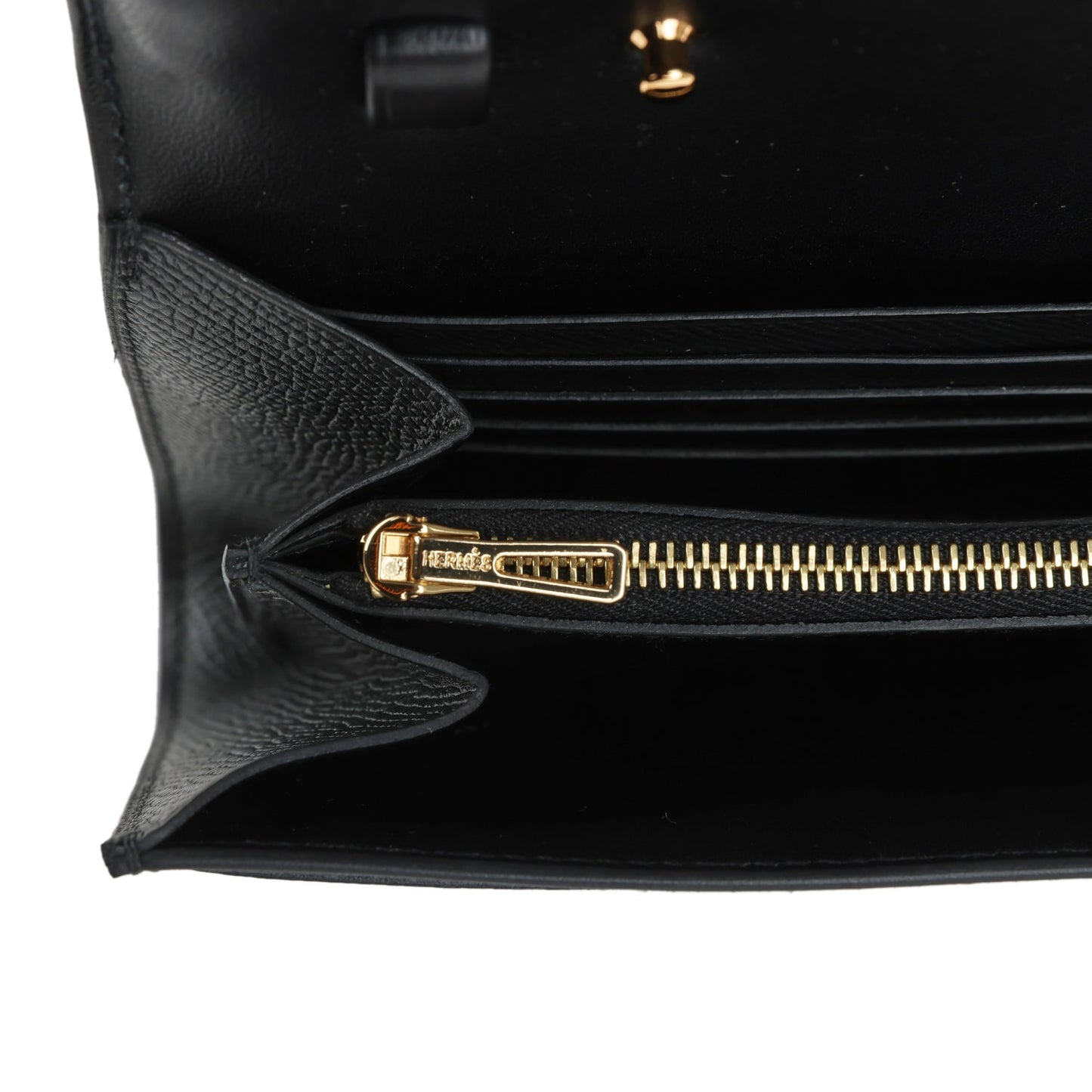 Constance Wallet To Go Black Epsom Gold Hardware