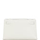 Kelly Pochette White Swift Gold Hardware