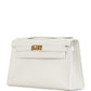 Kelly Pochette White Swift Gold Hardware
