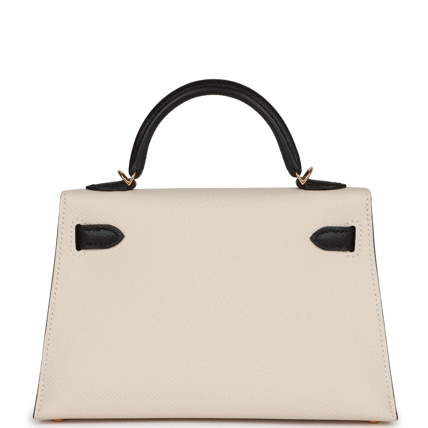 Special Order (HSS) Kelly Sellier 20 Craie and Black Epsom Gold Hardware