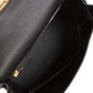 Kelly Retourne 25 Black Togo Gold Hardware