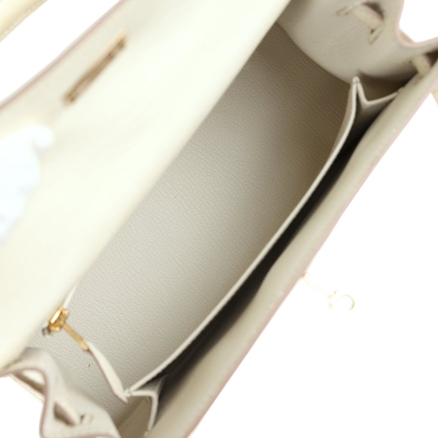 Special Order (HSS) Kelly Sellier 25 Nata Verso Ostrich Permabrass Hardware