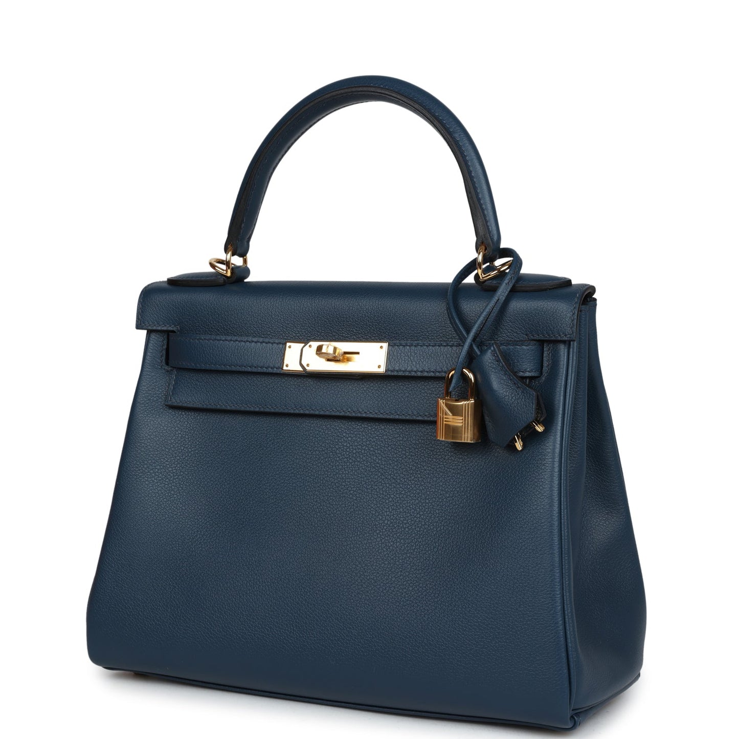 Kelly Retourne 28 Deep Bleu Evercolor Gold Hardware