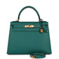 Kelly Sellier 28 Malachite Epsom Gold Hardware