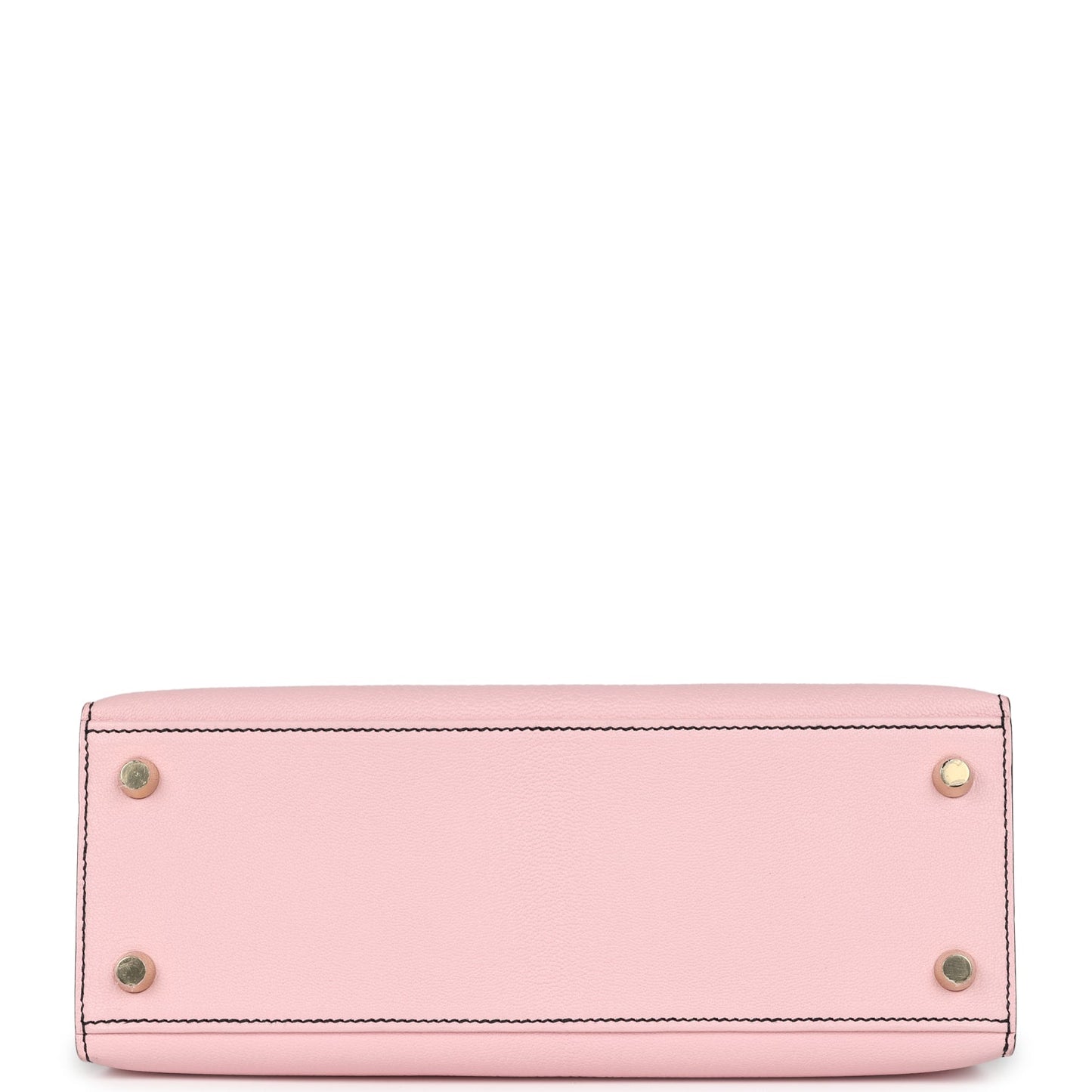 Special Order (HSS) Kelly Sellier 25 Rose Sakura and Black Chevre Mysore Brushed Gold Hardware