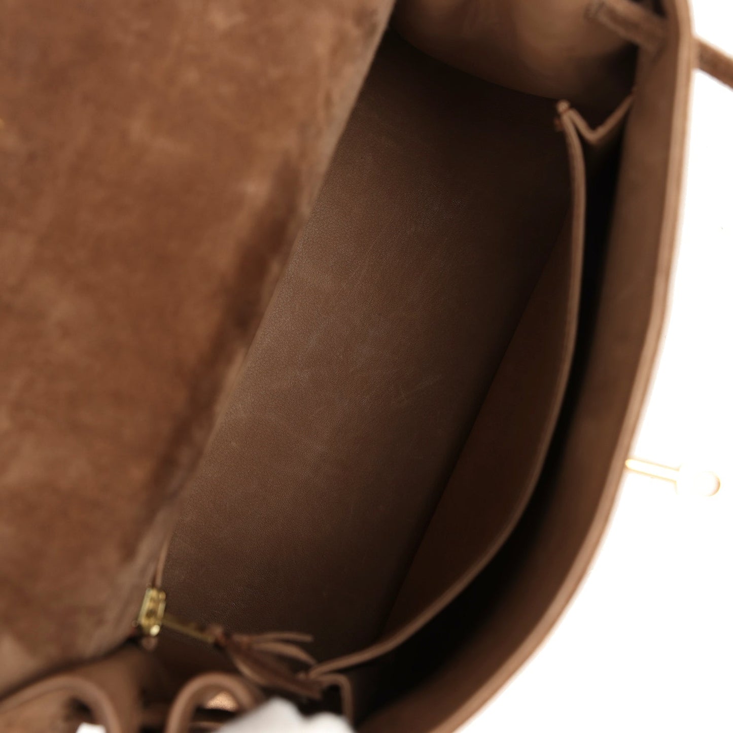 Vintage Kelly Sellier 25 Brown Doblis Gold Hardware