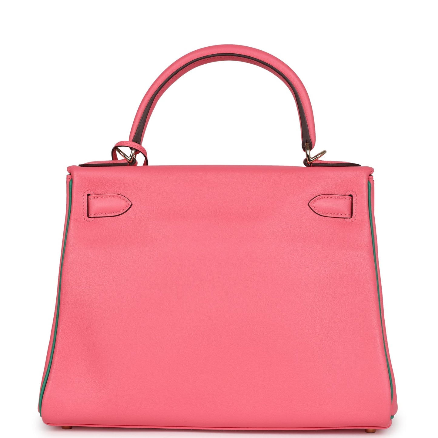 Special Order (HSS) Kelly Retourne 28 Rose Azalee and Vert Vertigo Swift Gold Hardware