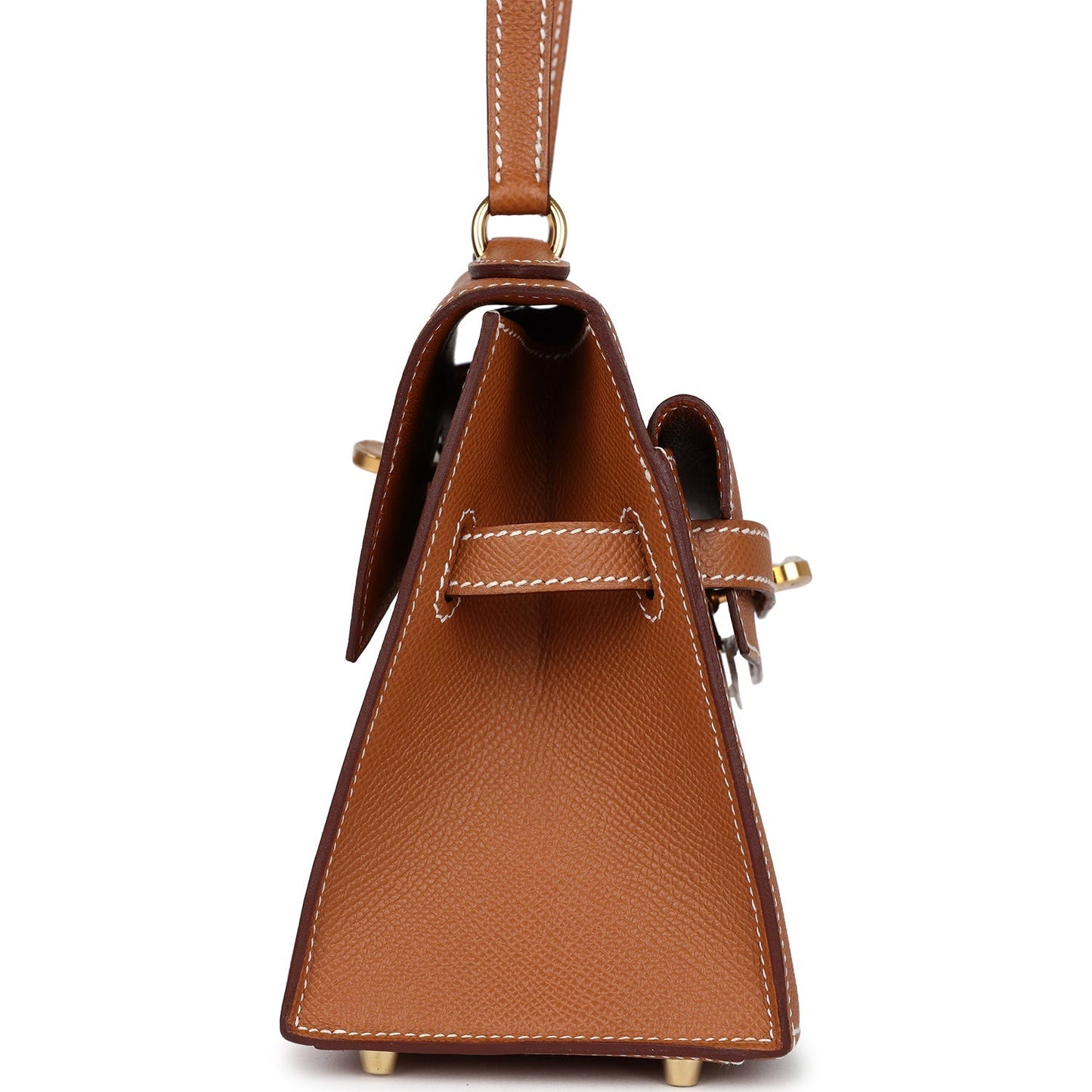 Kelly Sellier en Desordre 20 Gold Epsom Gold Hardware