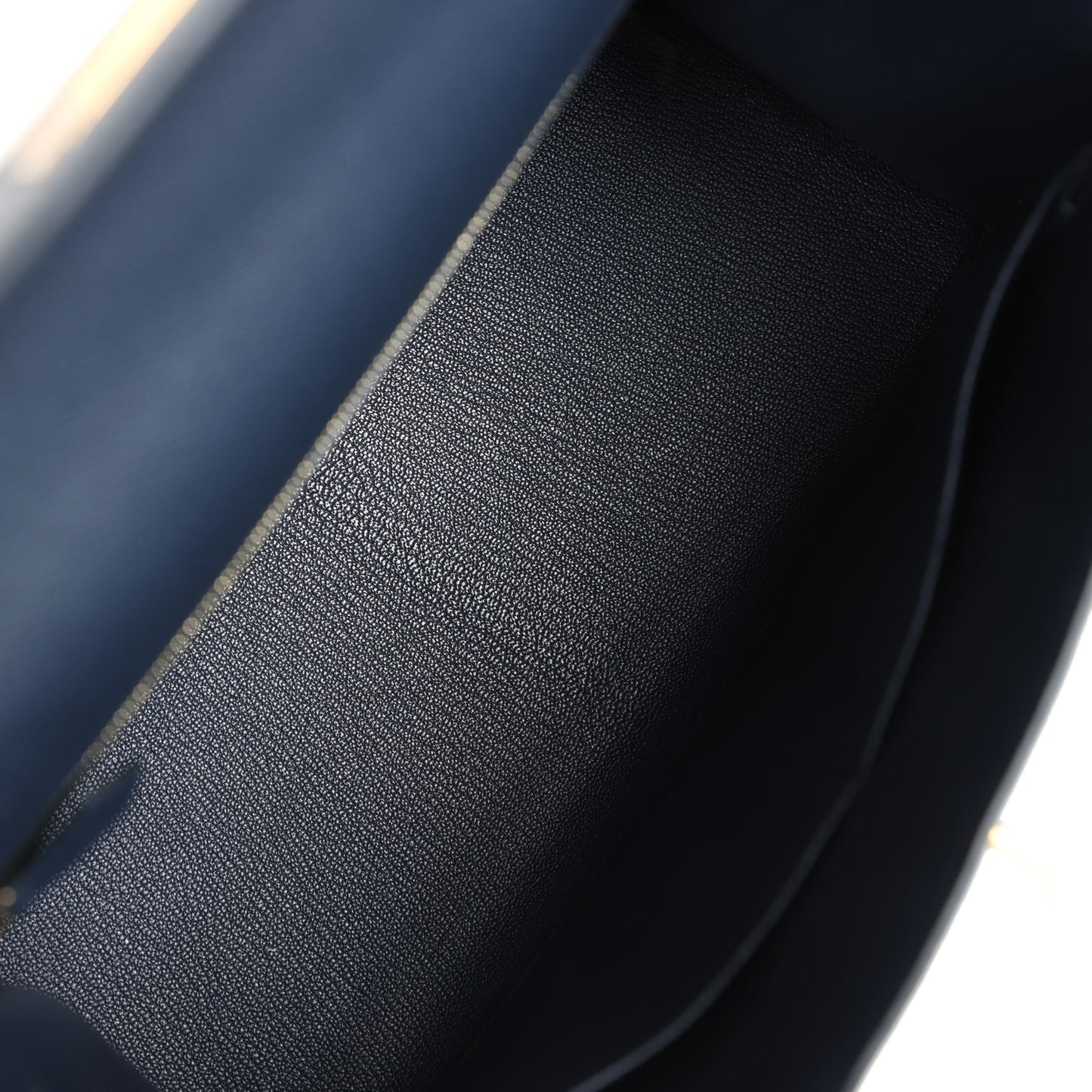 Kelly Sellier 28 Bleu Indigo Epsom Gold Hardware