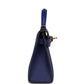 Casaque Kelly Sellier 20 Bleu Electric and Bleu Encre Epsom Gold Hardware