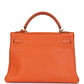 Vintage Kelly Retourne 32 Orange Togo Gold Hardware