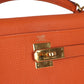 Vintage Kelly Retourne 32 Orange Togo Gold Hardware