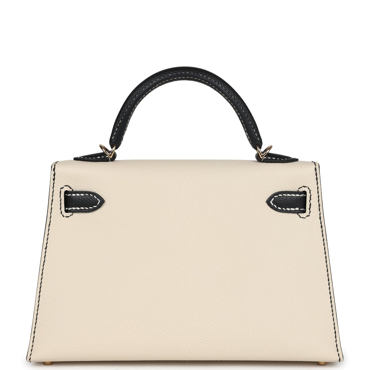 Special Order (HSS) Kelly Sellier 20 Craie and Black Epsom Permabrass Hardware