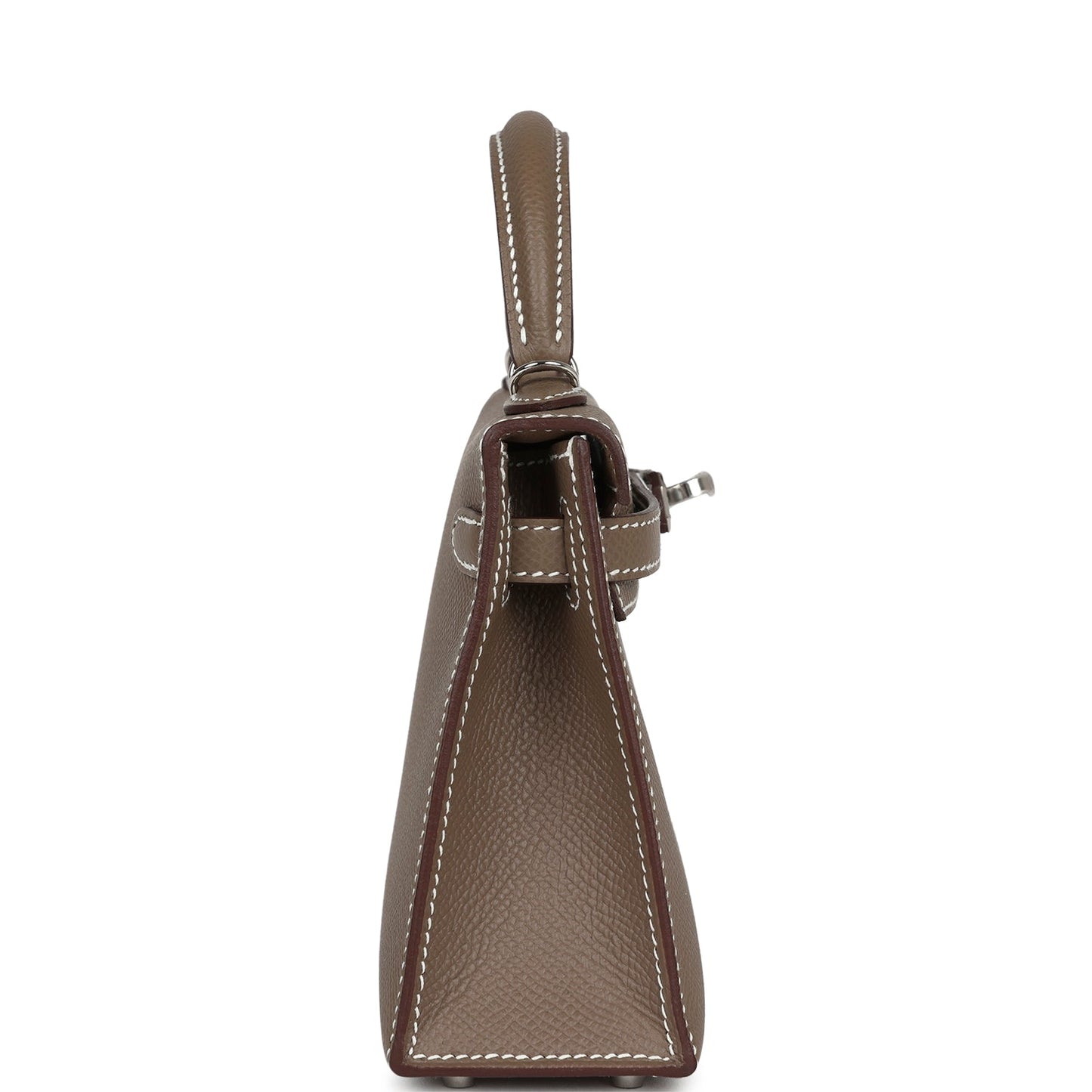 Kelly Sellier 20 Etoupe Epsom Palladium Hardware