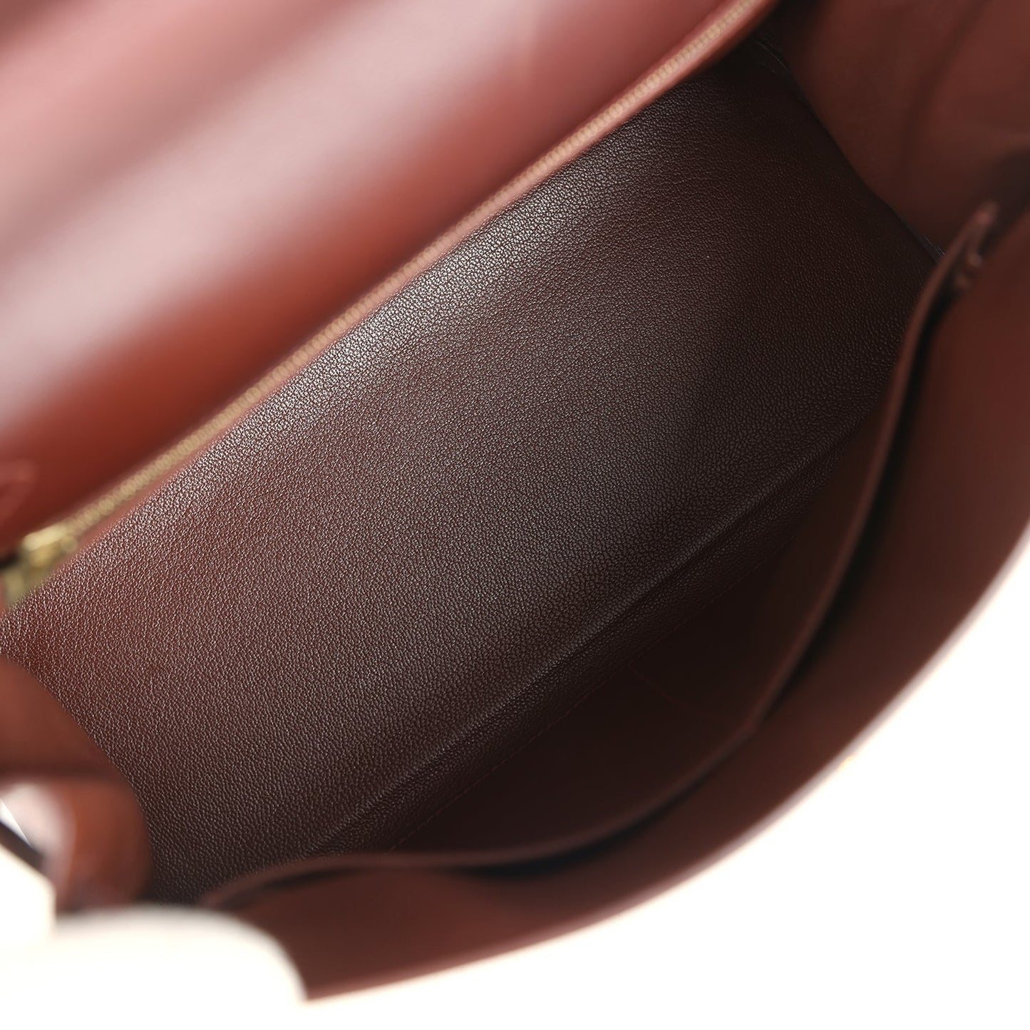 Vintage Kelly Retourne 28 Noisette Box Gold Hardware