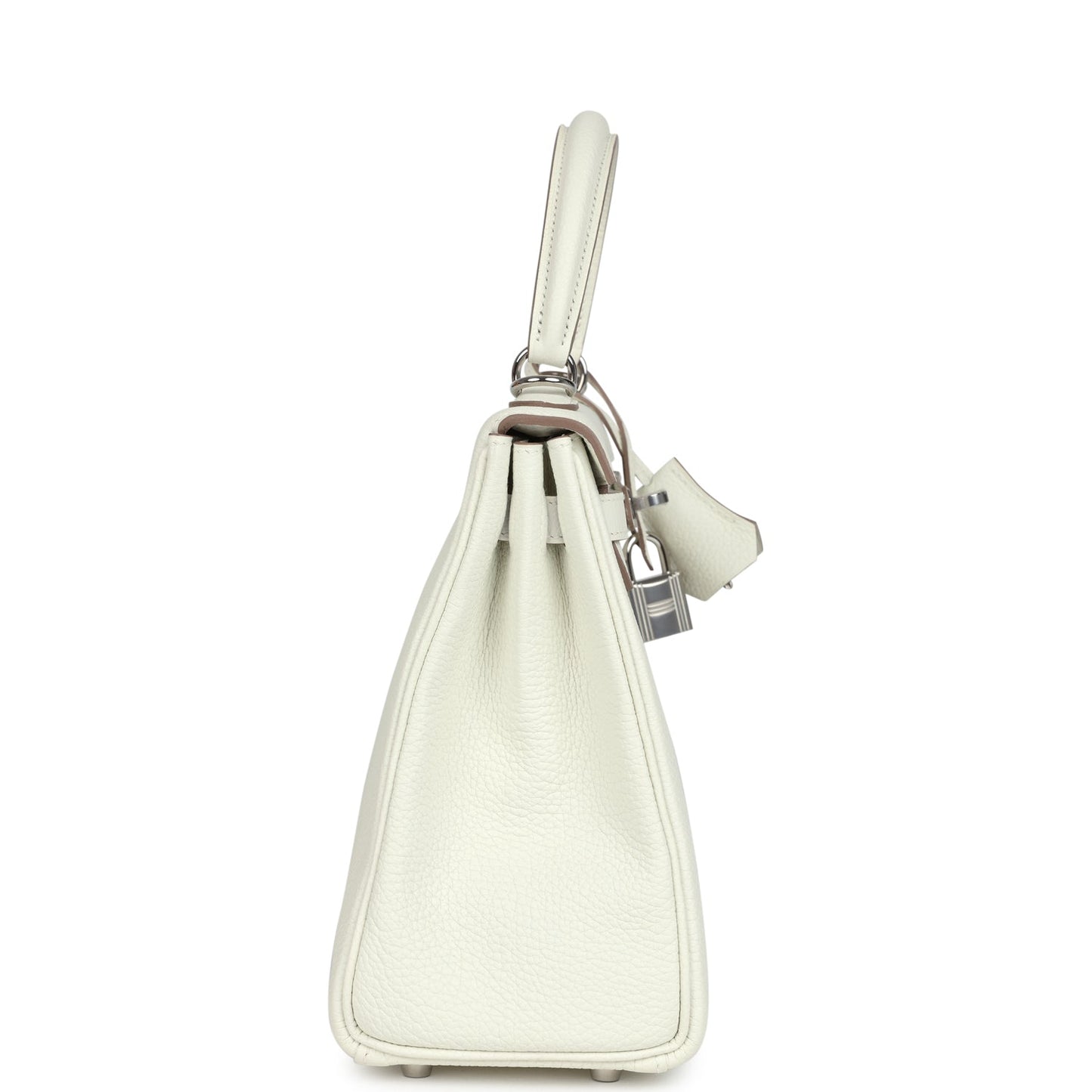 Hermes Kelly Retourne 25 Mushroom Togo Palladium Hardware