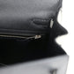 Special Order (HSS) Kelly Sellier 25 Black and Gris Mouette Epsom Brushed Gold Hardware