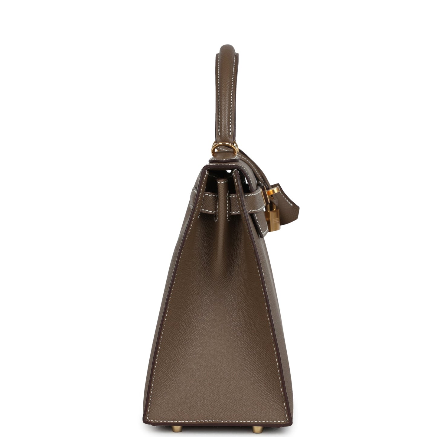 Kelly Sellier 28 Etoupe Epsom Gold Hardware