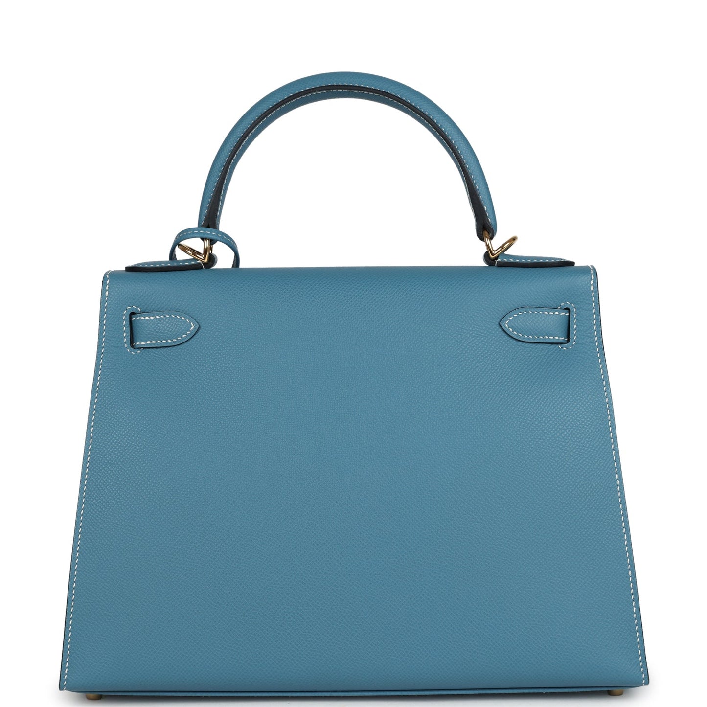 Kelly Sellier 28 Blue Jean Epsom Gold Hardware