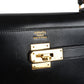 Vintage Kelly Sellier 35 Black Box Gold Hardware
