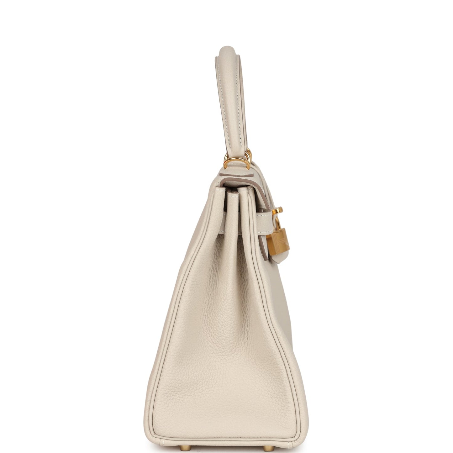 Kelly Retourne 28 Craie Togo Gold Hardware