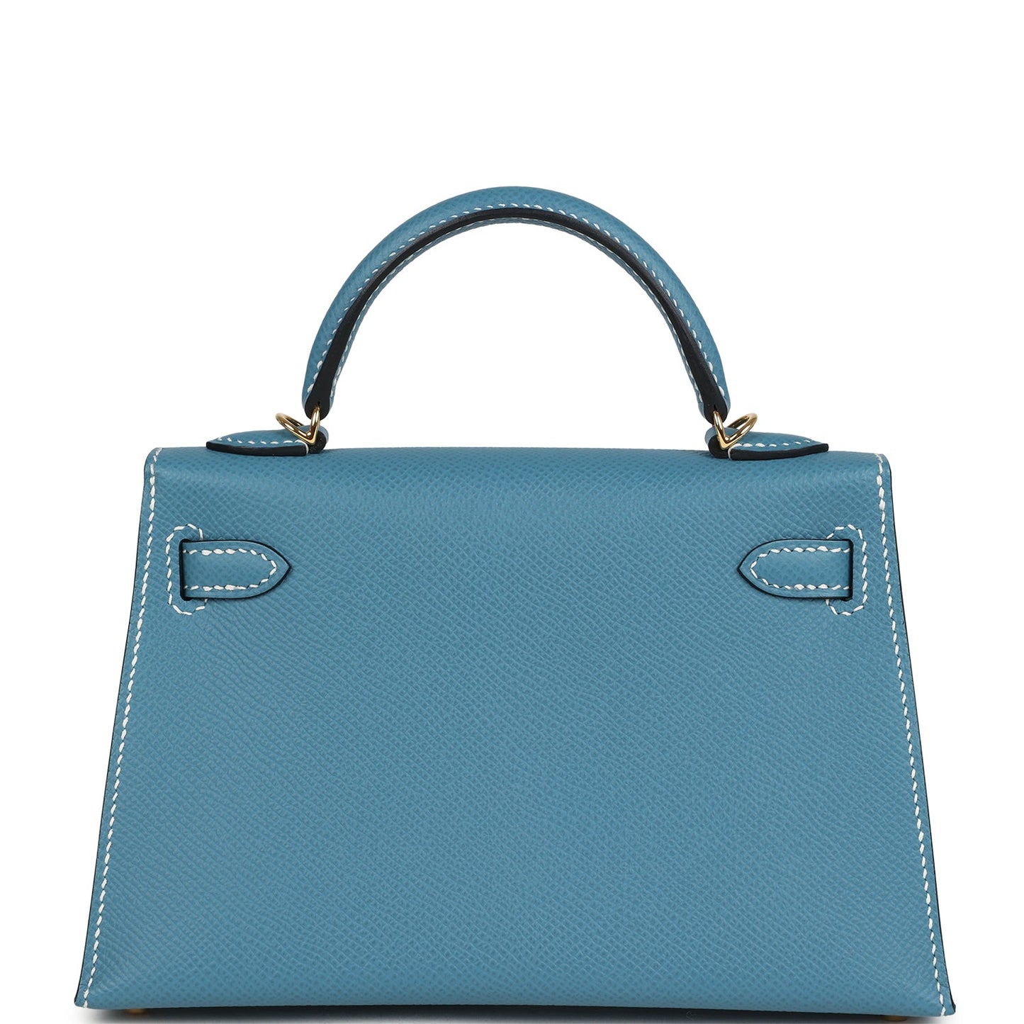 Kelly Sellier 20 Blue Jean Epsom Gold Hardware