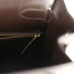 Vintage Kelly Sellier 35 Marron Fonce Box Gold Hardware