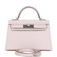 Kelly Sellier 20 Mauve Pale Chevre Palladium Hardware
