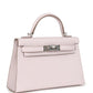 Kelly Sellier 20 Mauve Pale Chevre Palladium Hardware