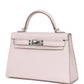 Kelly Sellier 20 Mauve Pale Chevre Palladium Hardware