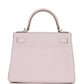 Kelly Retourne 28 Mauve Pale Clemence Palladium Hardware