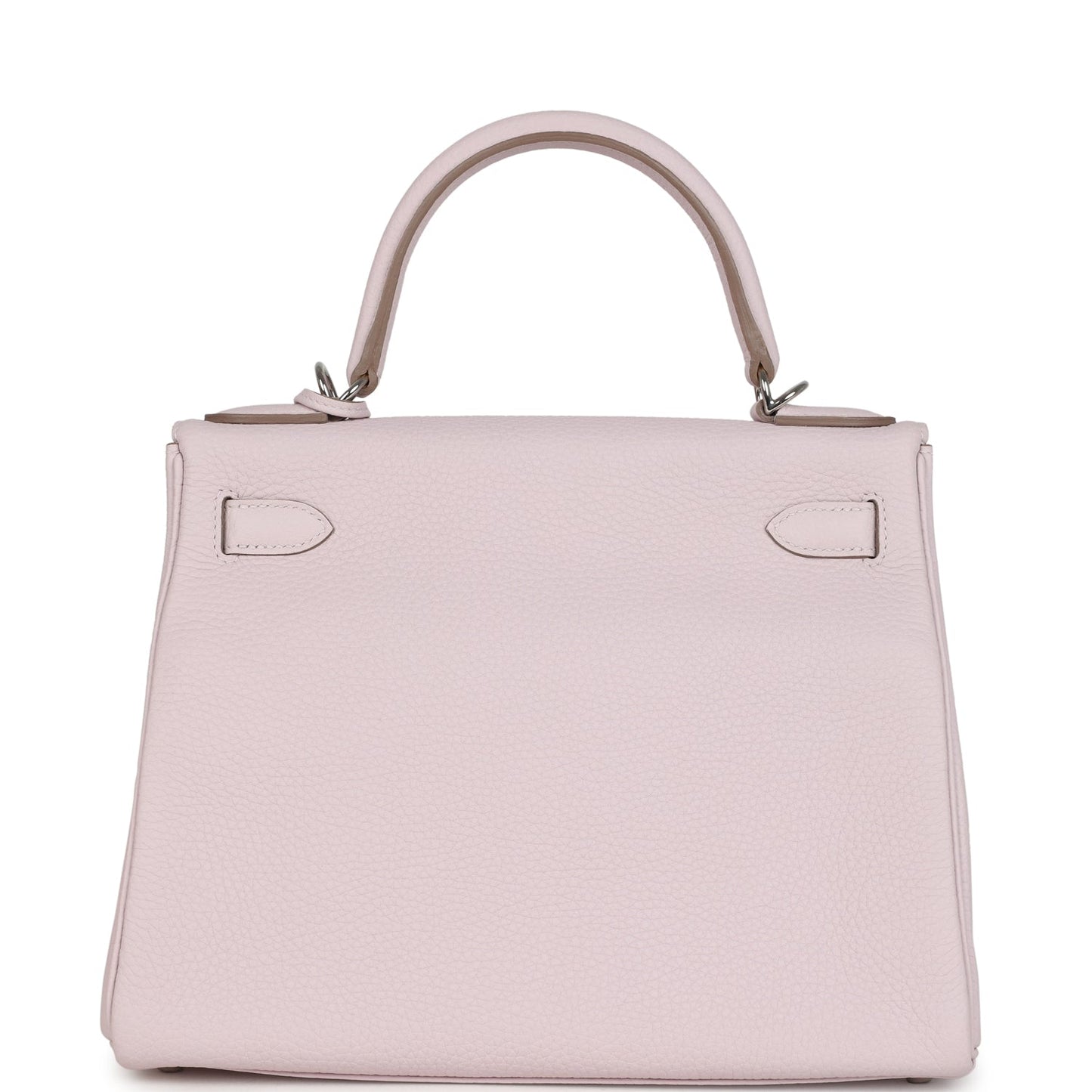 Kelly Retourne 28 Mauve Pale Clemence Palladium Hardware