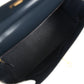 Vintage Kelly Sellier 32 Bleu Indigo Box Gold Hardware