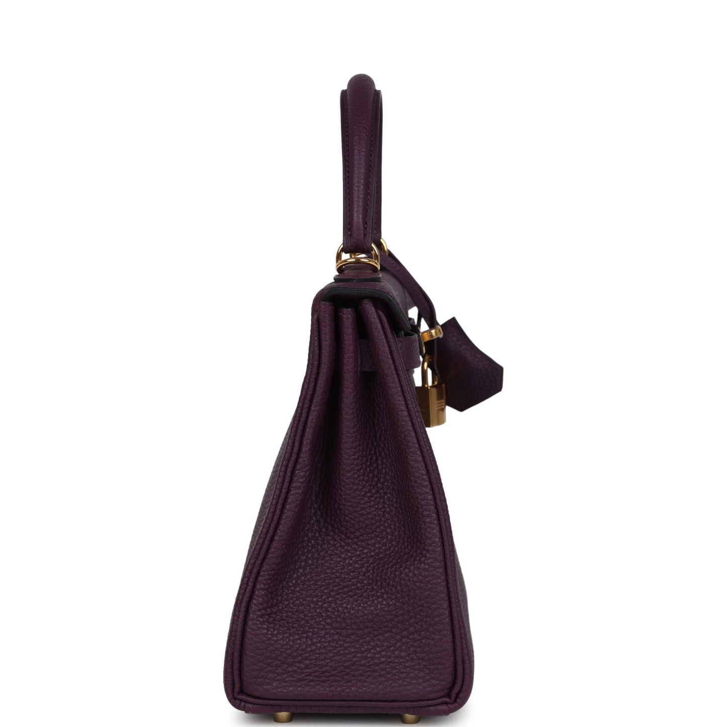 Kelly Retourne 25 Cassis Togo Gold Hardware